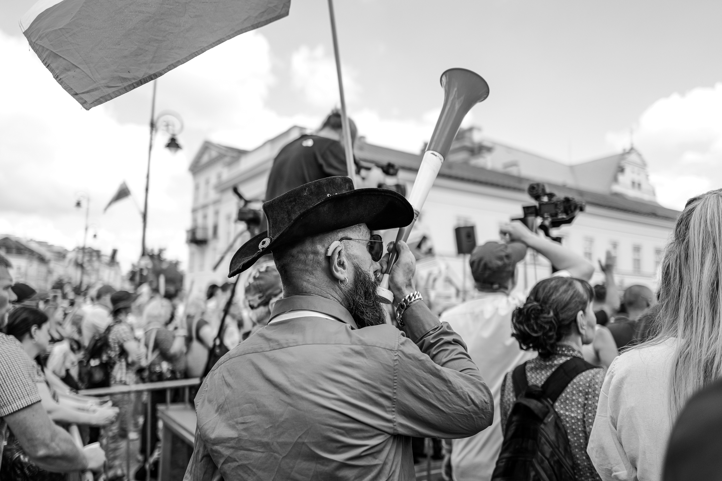 Protest. Leica Selection. fot. Maciej Niedzielski